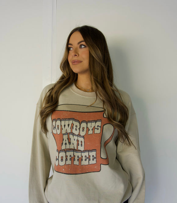 Cowboys & Coffee Sweatshirt