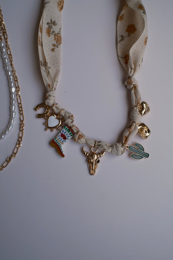 Western Scarf Necklace