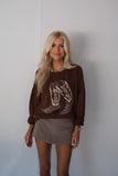 Western Boots Sweater