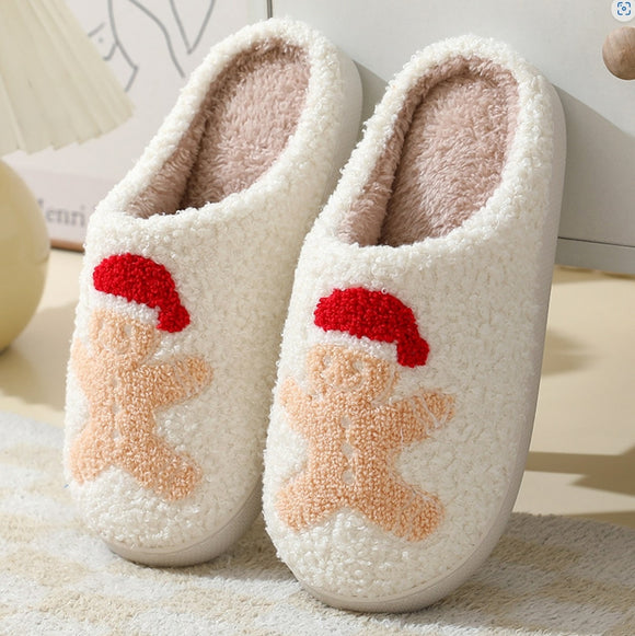Gingerbread Man Slippers
