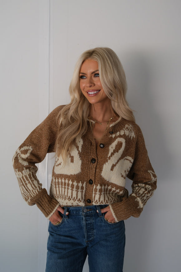 Swan Cardigan