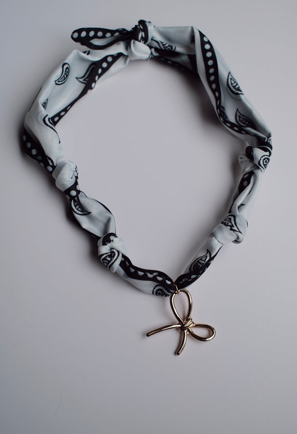 Bow Scarf Necklace