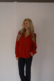 Sleigh Red Cardigan