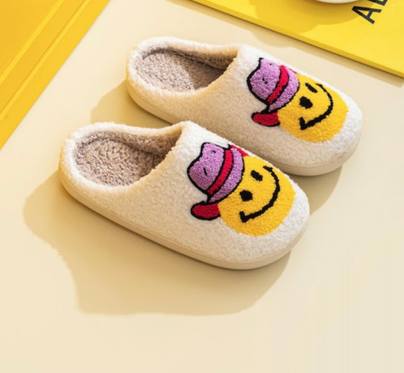 Smiley Cowboy Slippers