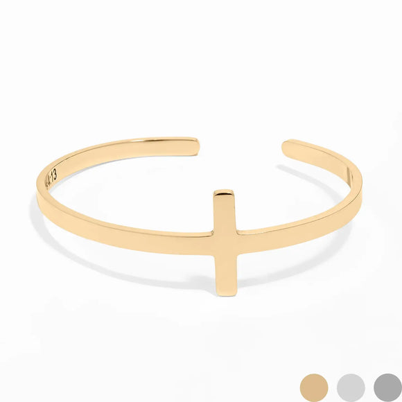 Cross Cuff Bracelet
