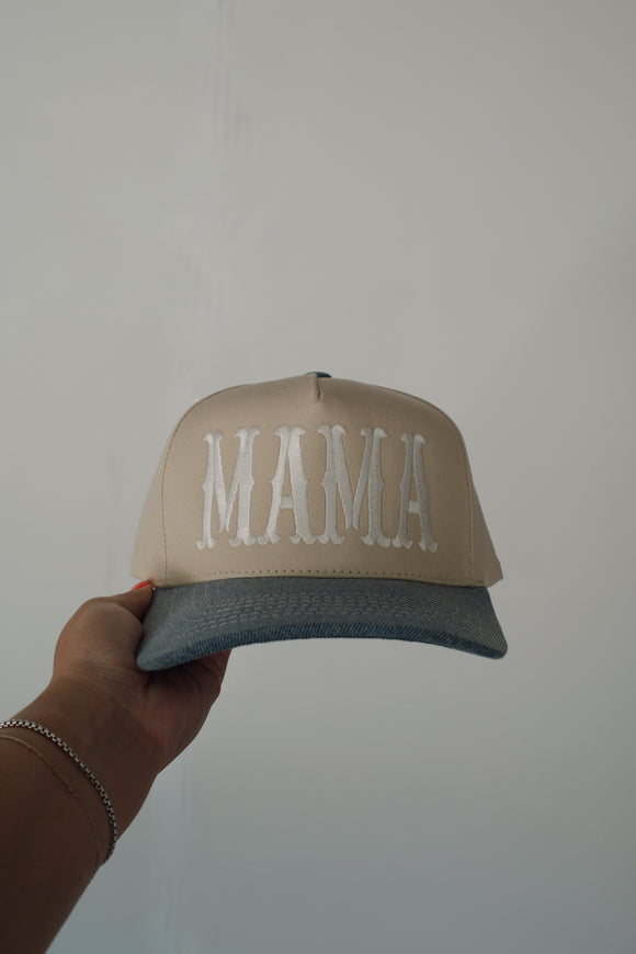 MAMA Denim Hat
